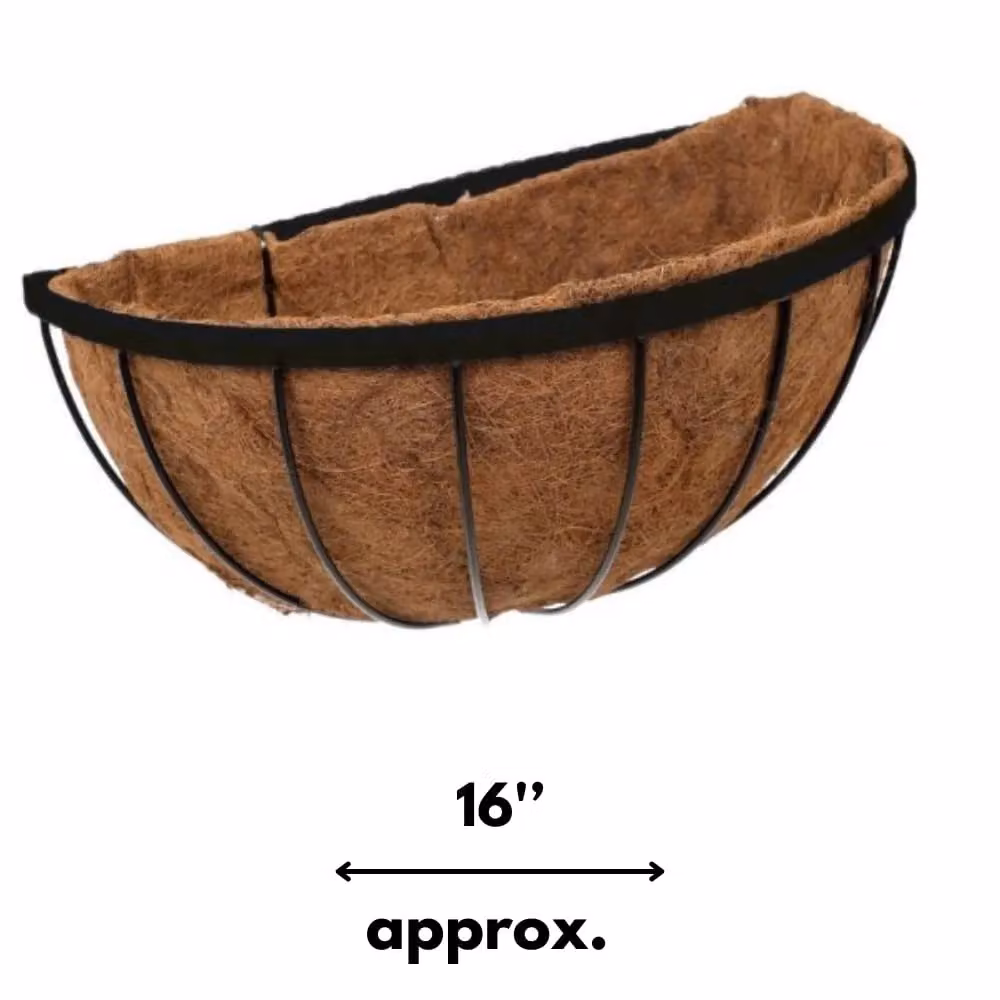 Marco Paul Brown Hanging Flower Basket Planter, Diameter: 40.64 cm – 2