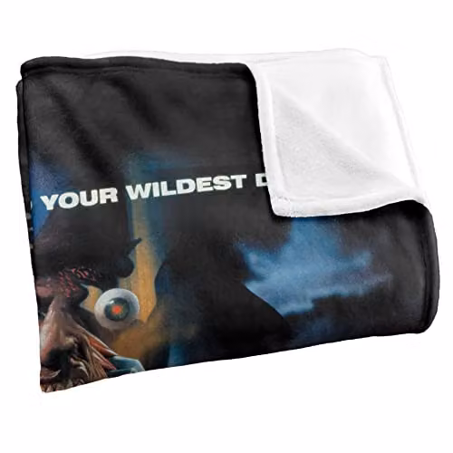 Warner Bros. Nightmare On Elm Street 4 Poster Super Soft Fleece Throw Blanket, Multicolour, W/D/H: 91 x 147 cm – 2