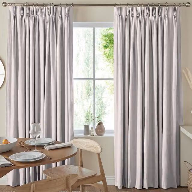 Terrys Florence Made to Measure Velvet Fabric Curtain Panel in Pink or Grey