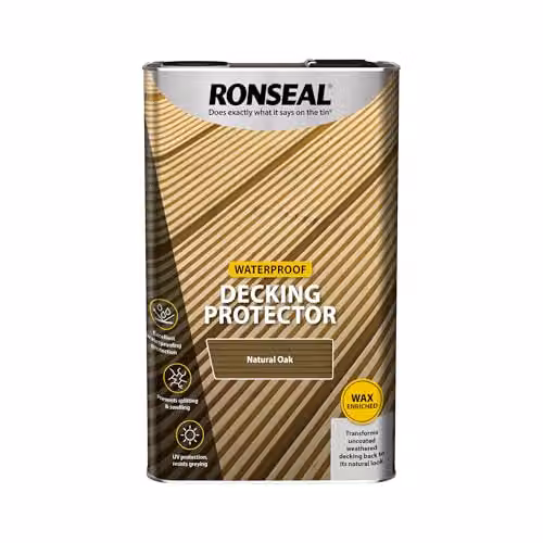 Ronseal Decking Protector in Natural Oak, 5L
