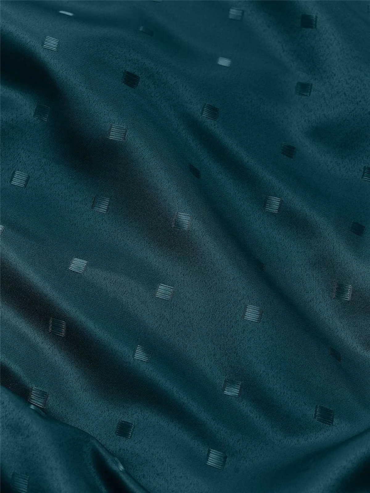 Luxury Living Adi Lined Ring Top Eyelet Curtains in Petrol, Width: 168 cm, Drop: 229 cm – 4