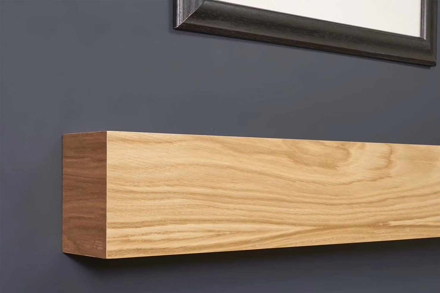 Adam Fires & Fireplaces Woodhouse Electric Stove with Oak Beam and Hearth in Black – 2