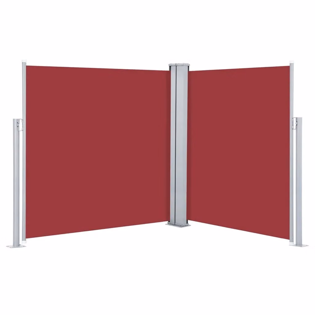 Berkfield Home Red Retractable Roller Side Awning, W: 600 cm, H: 140 cm – 2