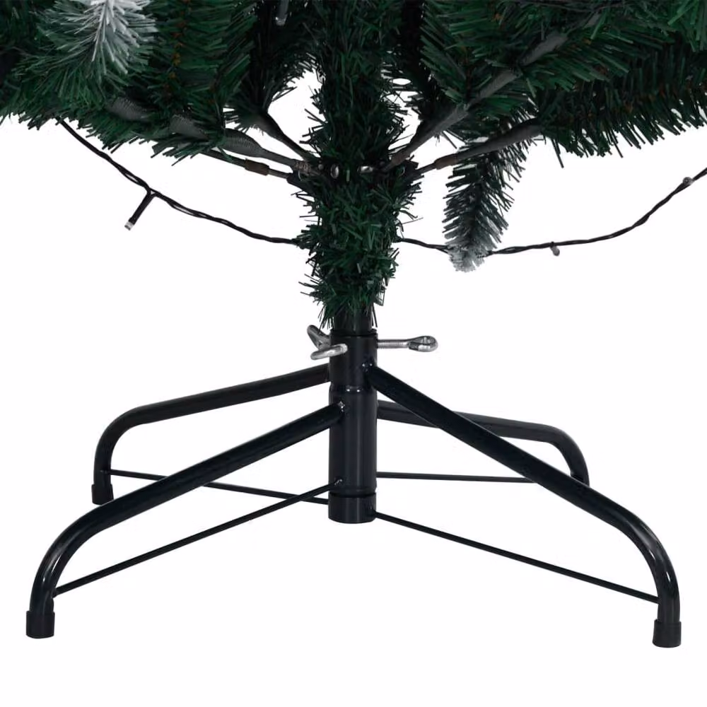 Berkfield Home Artificial Green Christmas Tree with 300 LEDs, Height: 240 cm – 6