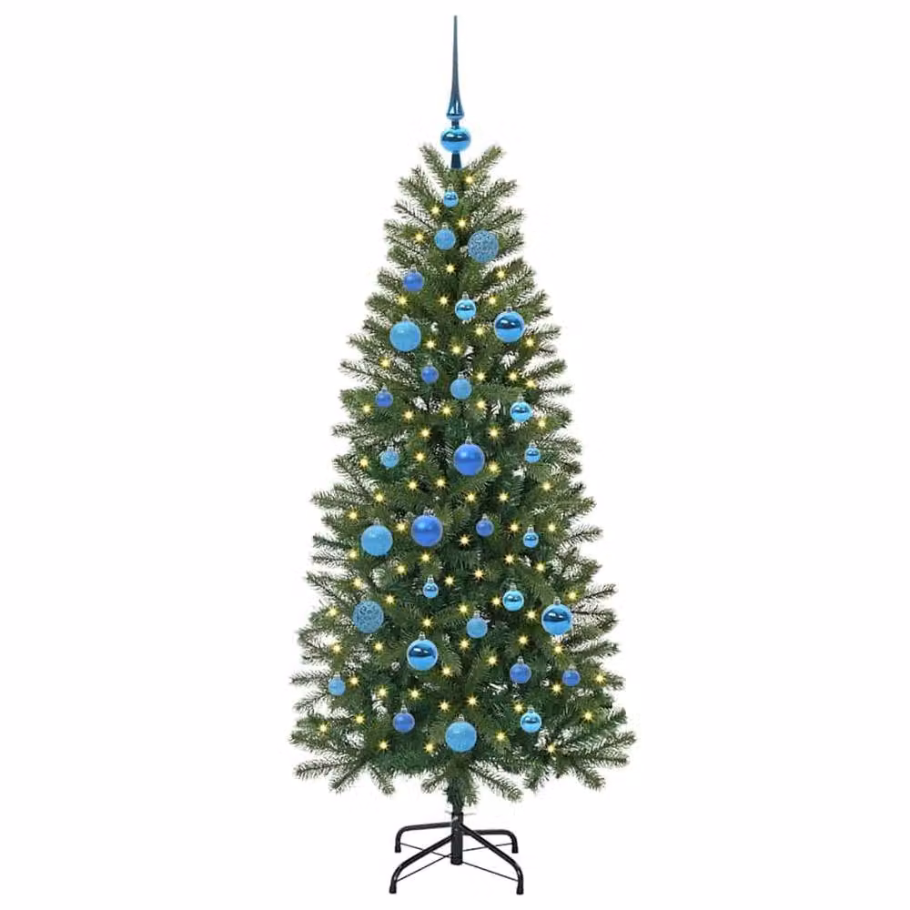 Berkfield Home Artificial Green Christmas Tree with 150 LEDs, Height: 150 cm – 3