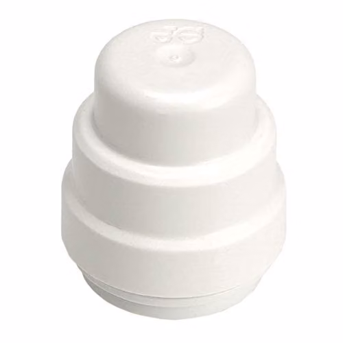 John Guest 10mm Speedfit Stop End PSE4610W, White (Pack of 10)