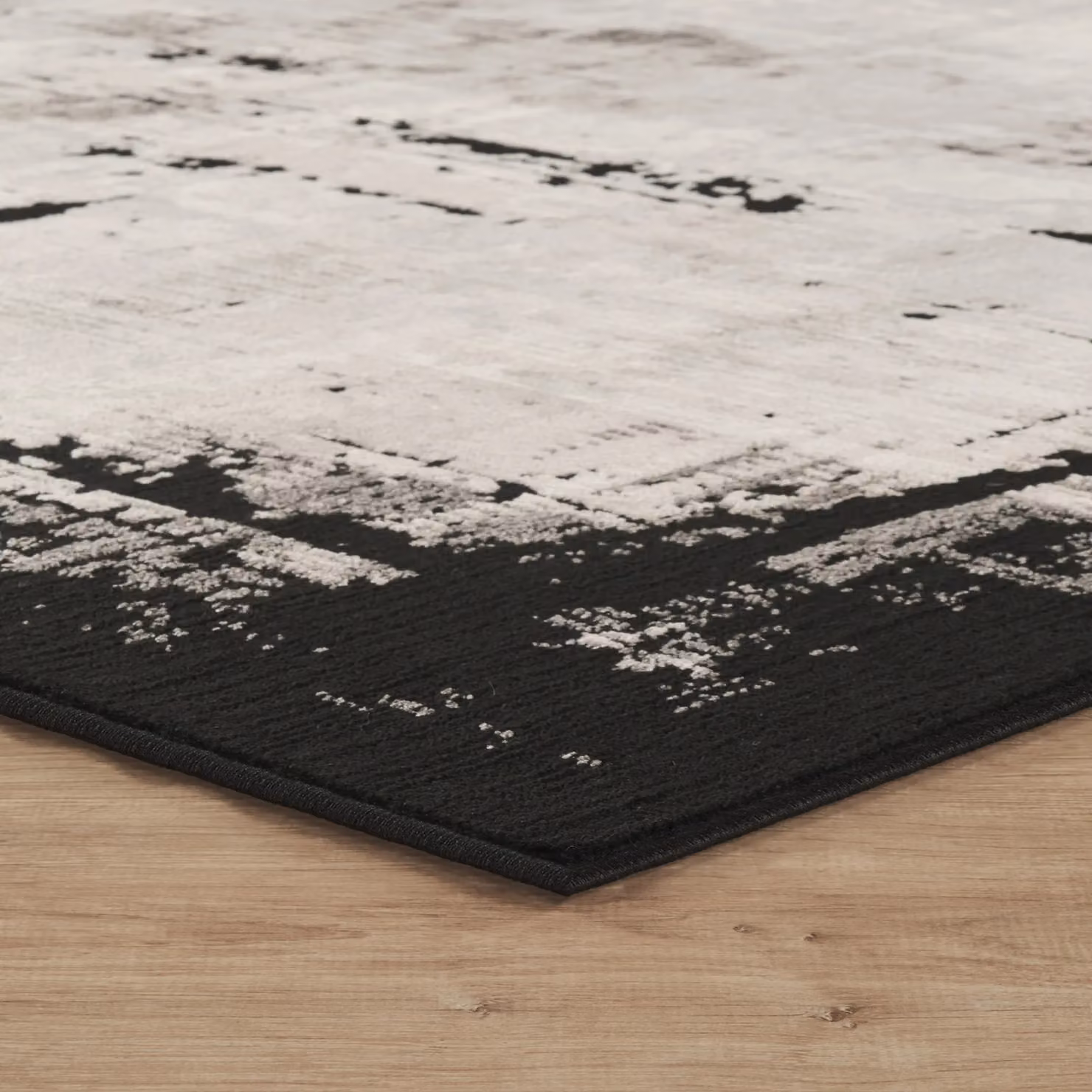 Desire Rugs Mayfair Modern Abstract Area Rug in Black, W: 120 cm x L: 170 cm – 4