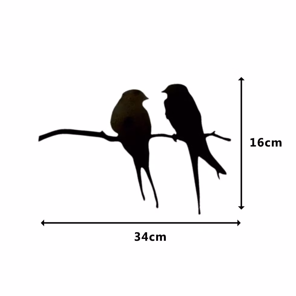 Marco Paul Bird Silhouette Metal Hanging Shooting Target for Airgun Practice in Black – 2