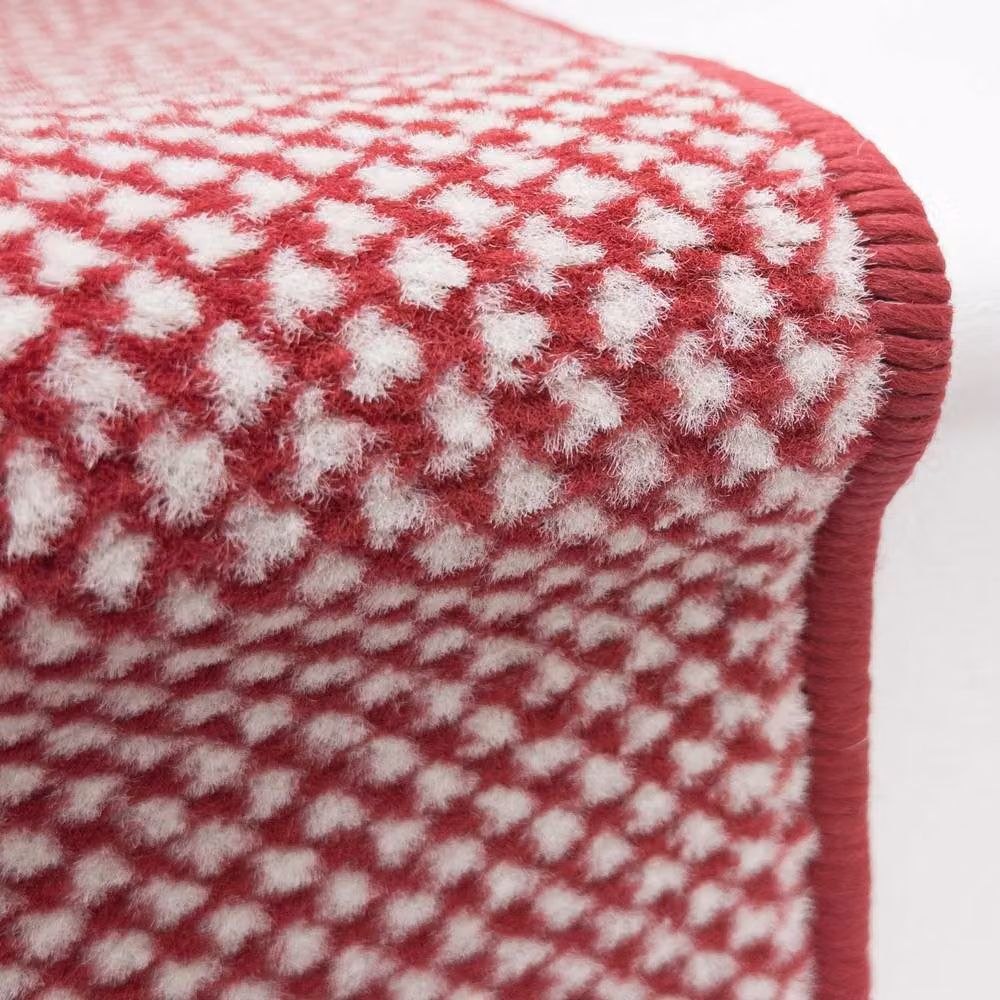 runrug Hazy Stair Runner Carpet in Red, W: 60 cm x L: 630 cm – 3