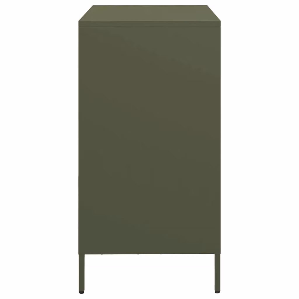 Berkfield Home Classic Sideboard in Matt Olive Green, W/D/H: 68 x 39 x 73.5 cm – 3