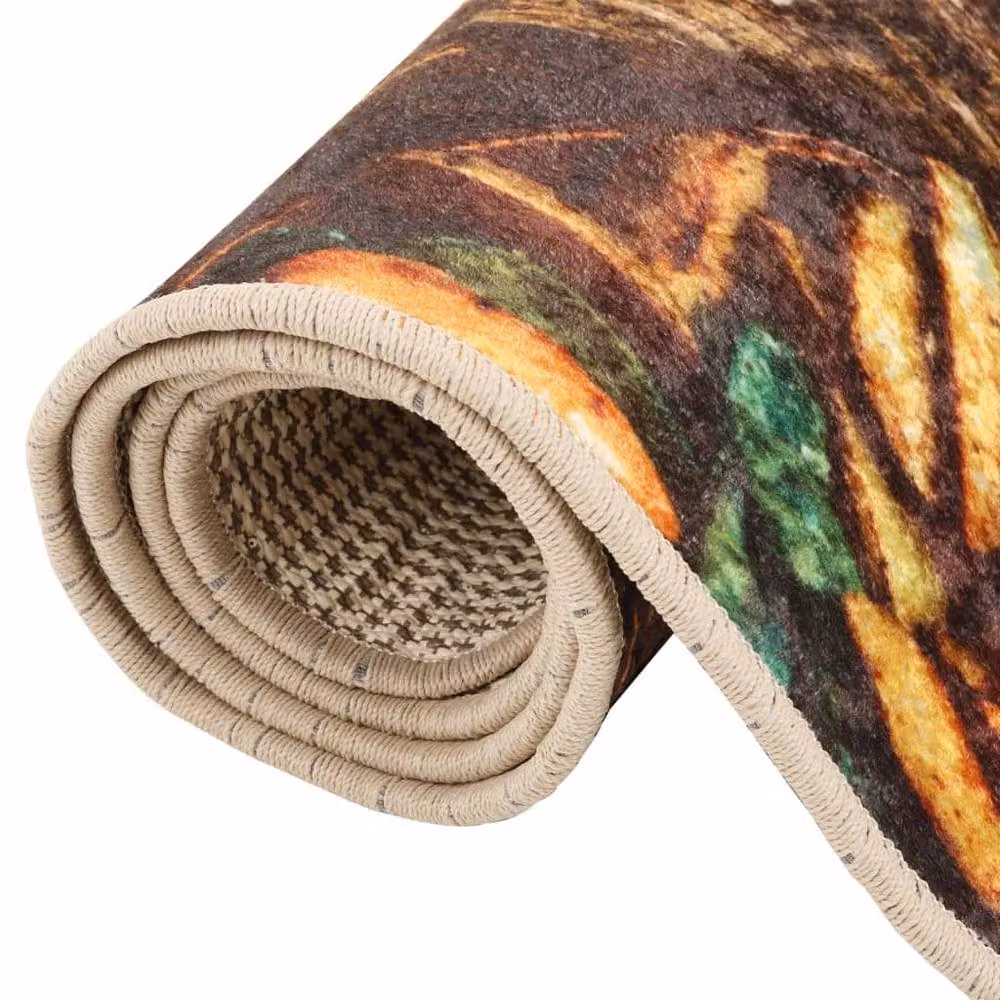 Berkfield Home Multicolour Kitchen Rug, Washable and Anti-Slip, W: 60 cm, L: 180 cm – 3