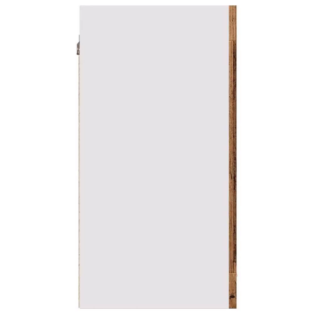 Berkfield Home Lyon Hanging Glass Cabinet in Brown, W/D/H: 40 x 31 x 60 cm – 3