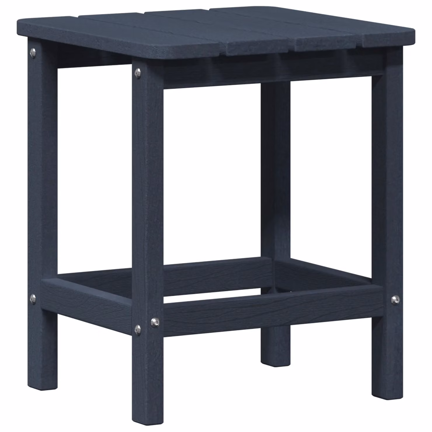 Berkfield Home 3 Piece Navy Blue HDPE Garden Lounge Set with Armchairs and Coffee Table – 4