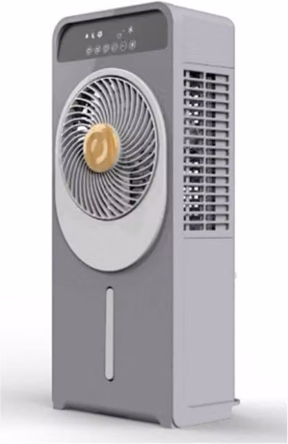 Swan Nordic Air Cooler with Ice Packs and Remote Control, 5L, Beige and Grey