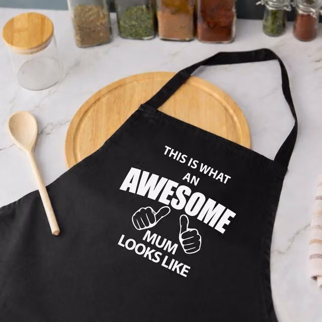 60 Second Makeover This Is What An Awesome Mum Looks Like Black Apron for Women
