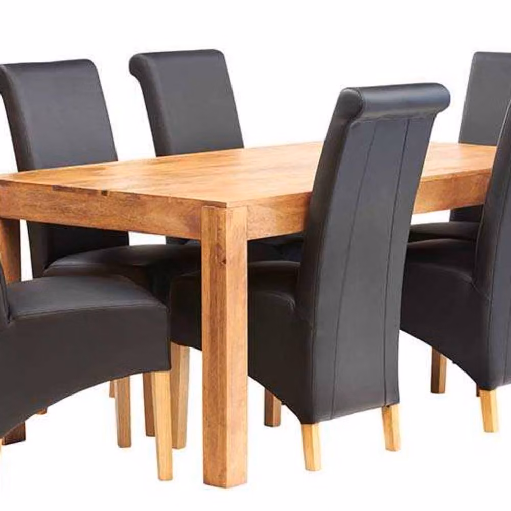 Wyld Haus Manila Manila Rectangular Mango Wood Dining Table in Brown, W/D/H: 180 x 90 x 76 cm – 2
