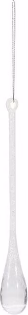KDMD Winter Wonderland Icicle Hanging Decoration, 5 Pack, Clear, H: 16.5 cm