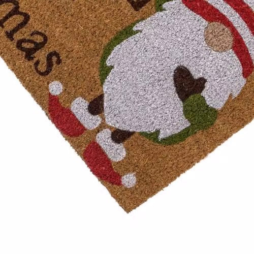 JVL Gonks Christmas Coir Entrance Doormat, Multicolour, W: 40 cm, D: 58 cm – 3