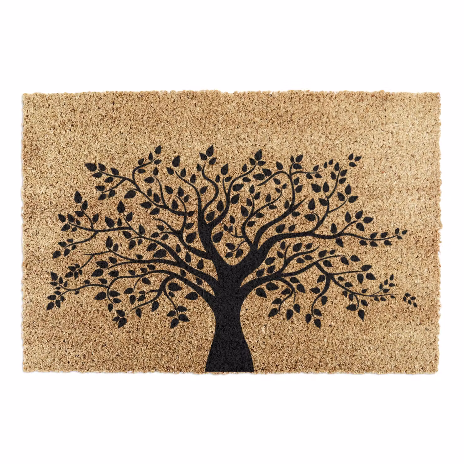 Artsy Mats Tree of Life Doormat, Black, W: 60 cm, D: 40 cm – 4