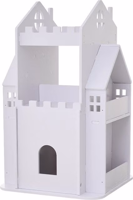 Kidkid 3-Tier Castle Rotating Bookshelf in White