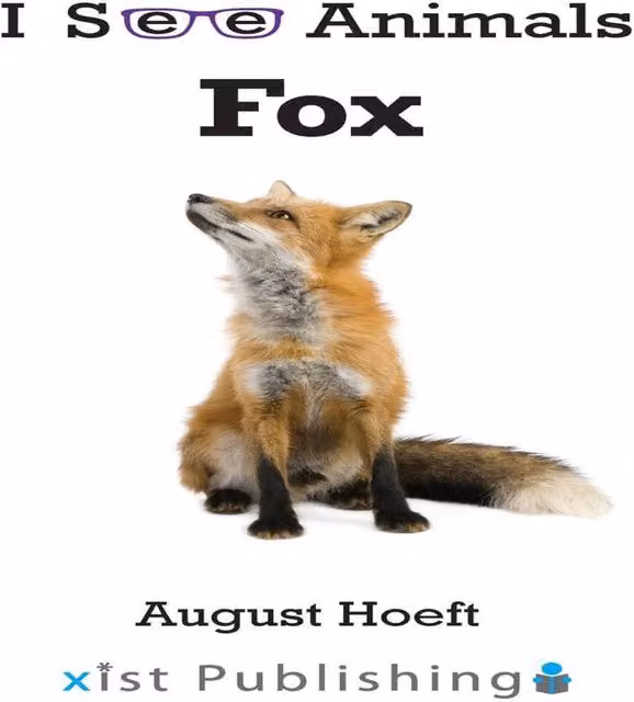 August Hoeft Fox Hardcover Book in Multicolour
