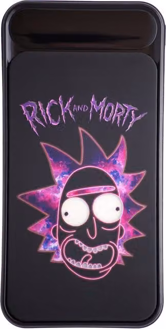 Lazerbuilt Rick and Morty Light-Up 10,000mAh Power Bank, Black