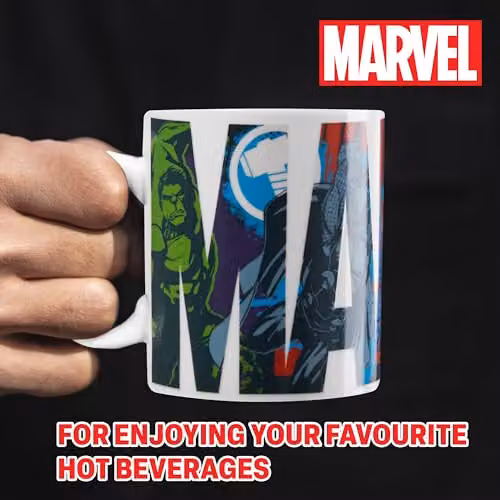 Marvel Heat Changing Ceramic Mug, Multicolour, 312ml – 2