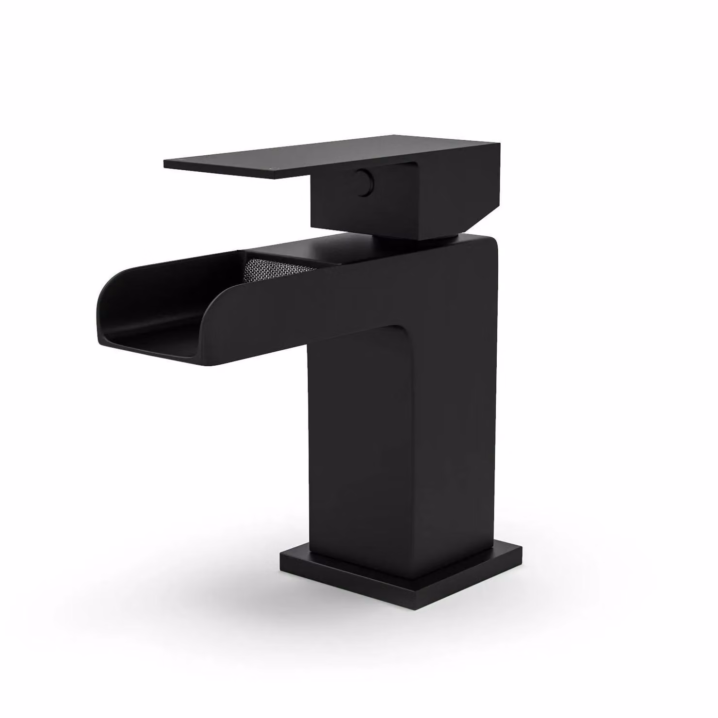 Nes Home Designer Matt Black Basin Mono Mixer Tap and Bath Filler Set with Handset – 1