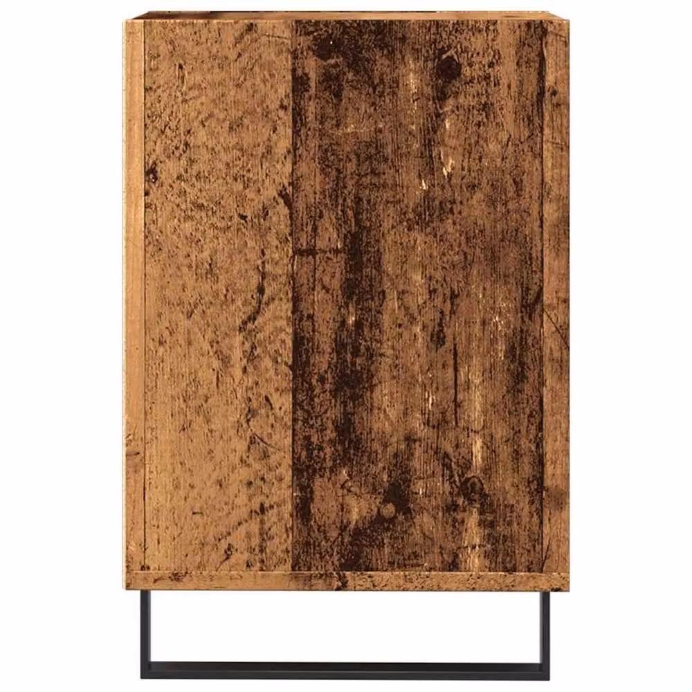 Berkfield Home Industrial TV Cabinet in Brown Old Wood, W/D/H: 100 x 35 x 55 cm – 4