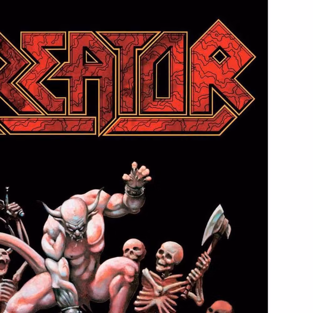 Kreator Pleasure To Kill Multicolour Textile Poster in Black – 2