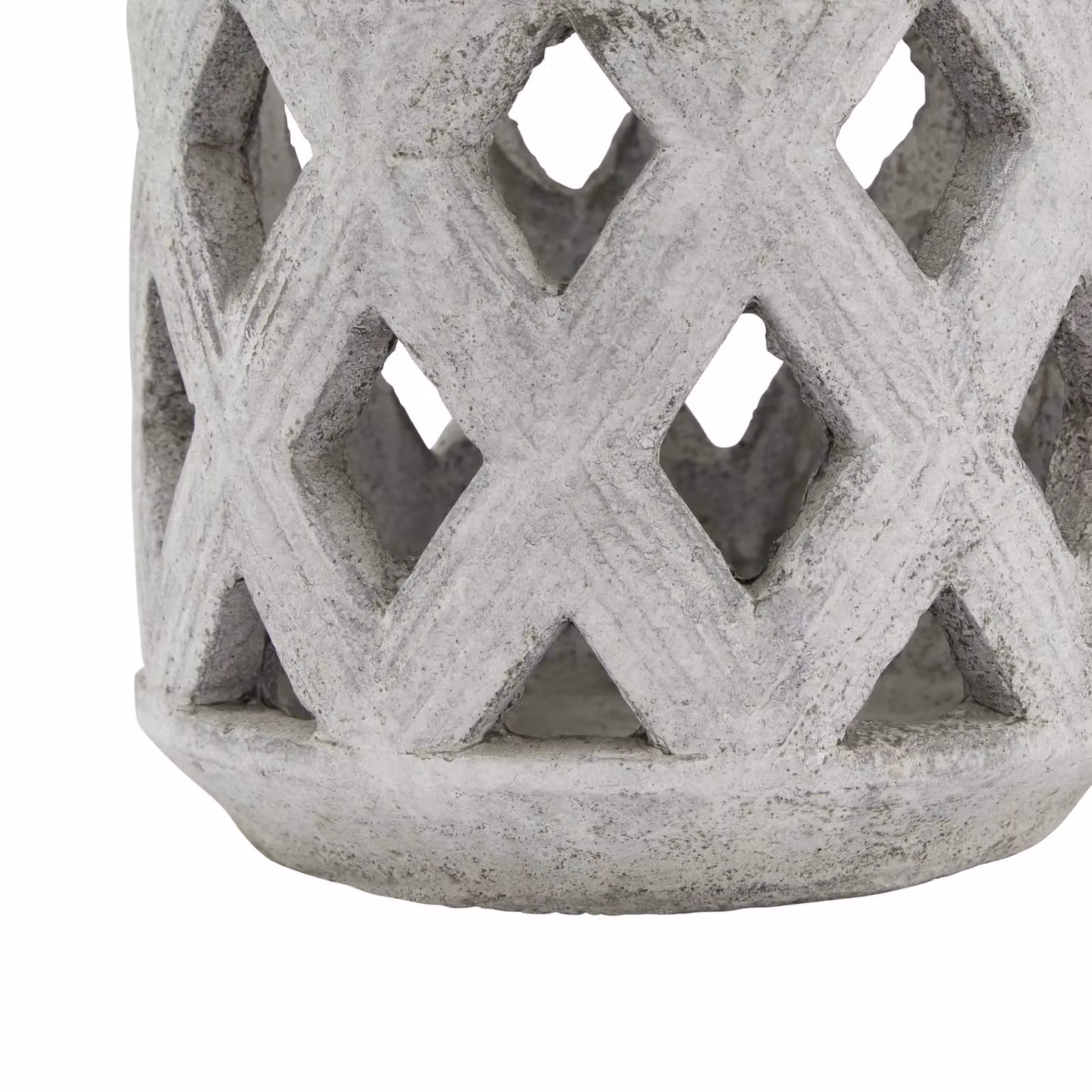 Love Lace Athena Stone Lattice Lantern in White – 2
