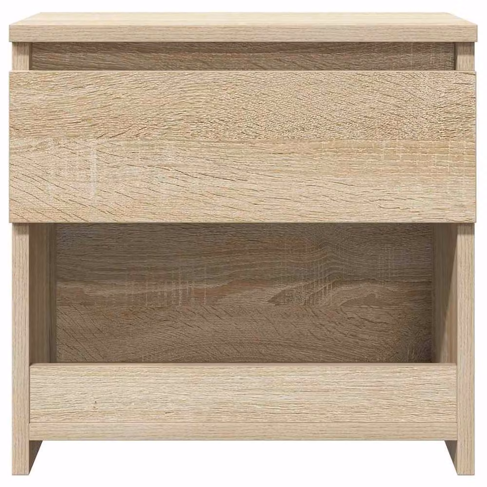 Berkfield Home Elegant Bedside Cabinets, 2 Pack, Sonoma Oak in Light Tan, W/D/H: 40 x 30 x 39 cm – 3