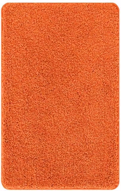 Berkfield Home Rectangular Non-Slip Bath Mat in Orange, W: 60 cm, D: 90 cm – 1