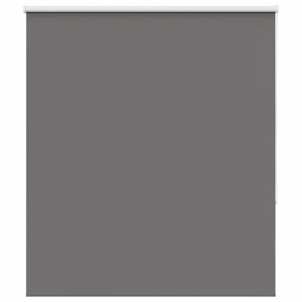 Berkfield Home Grey Blackout Roller Blind, Thermal Insulating Polyester, W: 130 cm, H: 175 cm – 2