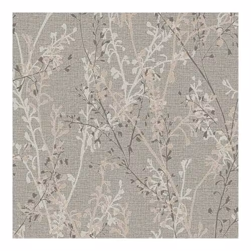 Graham & Brown Boutique Breeze Sprig Floral Botanical Wallpaper in Sand and Multicolour – 1