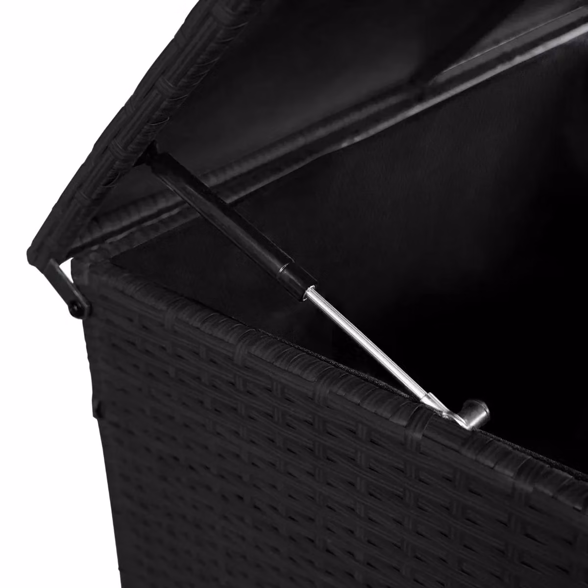 Monstershop Rattan Storage Box in Black, 582L – 7