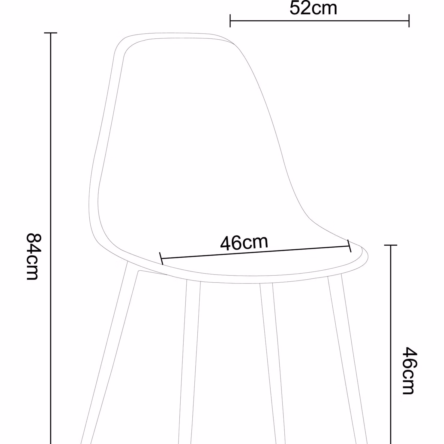 Core Products Ltd Aspen Dining Set with Grey Oak Square Table and 2 Blue Curve Plastic Chairs – 2