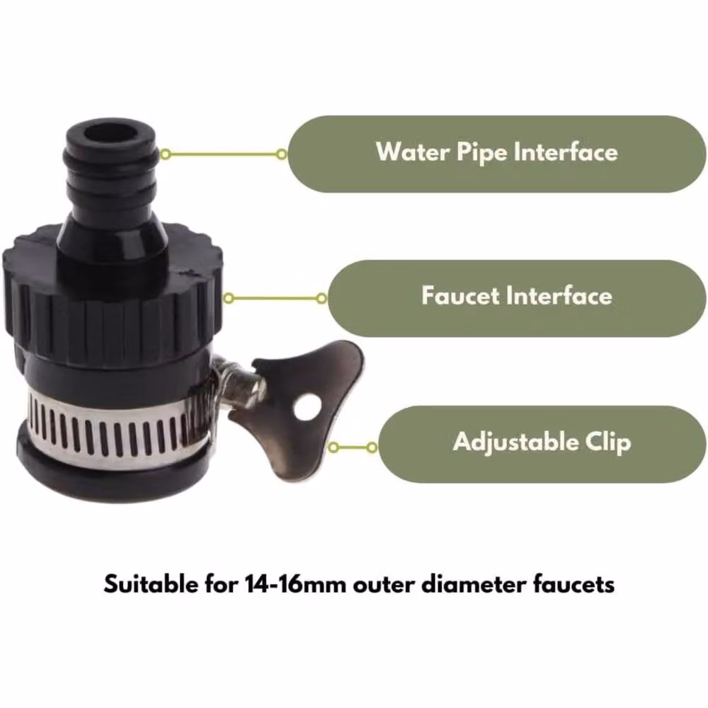 Marco Paul 1/2 inch Quick Connect Tap Connector in Black – 1