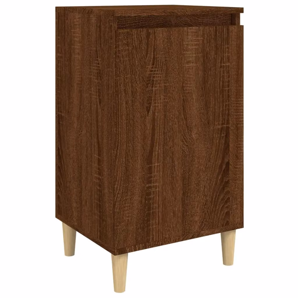 Berkfield Home Brown Oak Bedside Cabinet W/D/H: 40 x 35 x 70 cm – 2