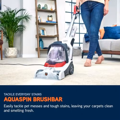 Vax Compact Power Plus Upright Carpet Shampooer Machine CDCW-CPXP in White, Grey and Red – 3