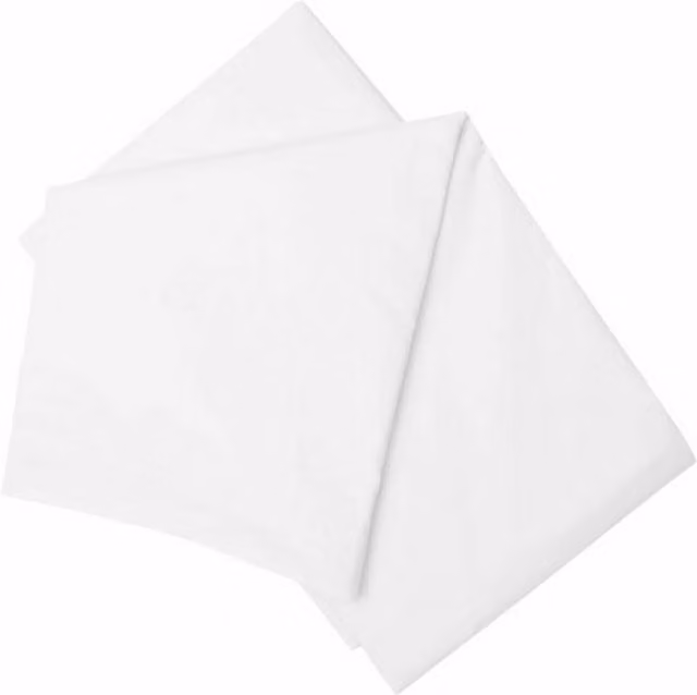 Belledorm White Brushed Cotton Extra Deep Fitted Sheet, Double, W: 140 cm x L: 200 cm