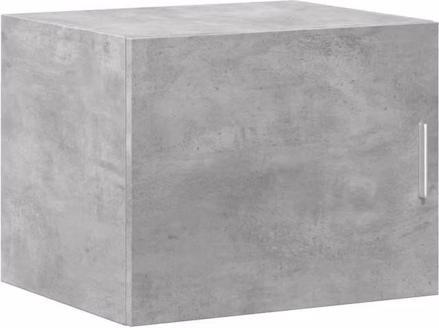 Berkfield Home Wall Mounted Cabinet in Concrete Grey, W: 50 cm, D: 42.5 cm, H: 40 cm