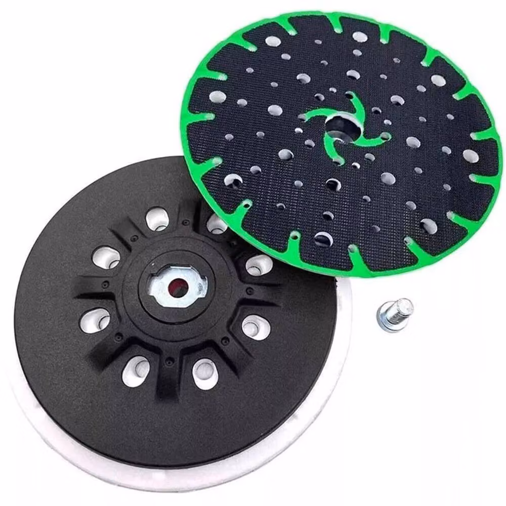 Nordara 150mm Cushion Pad Interface Hard Sanding Pad in Black, W: 10000 mm, H: 520 mm – 4