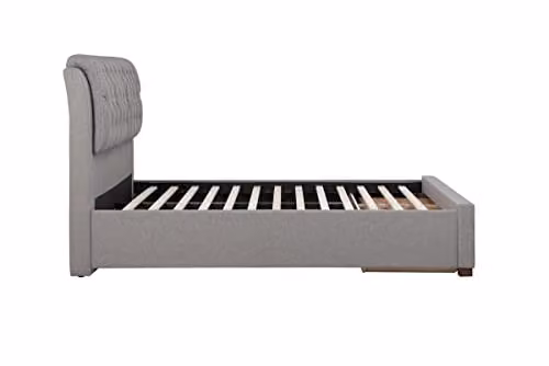 Birlea Valentino Upholstered Storage Bed with Drawers in Grey, 140 x 200 cm – 3