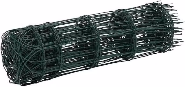 Berkfield Home Decorative Garden Border Fence, Powder-coated Green Steel, 25 x 0.65 m – 1