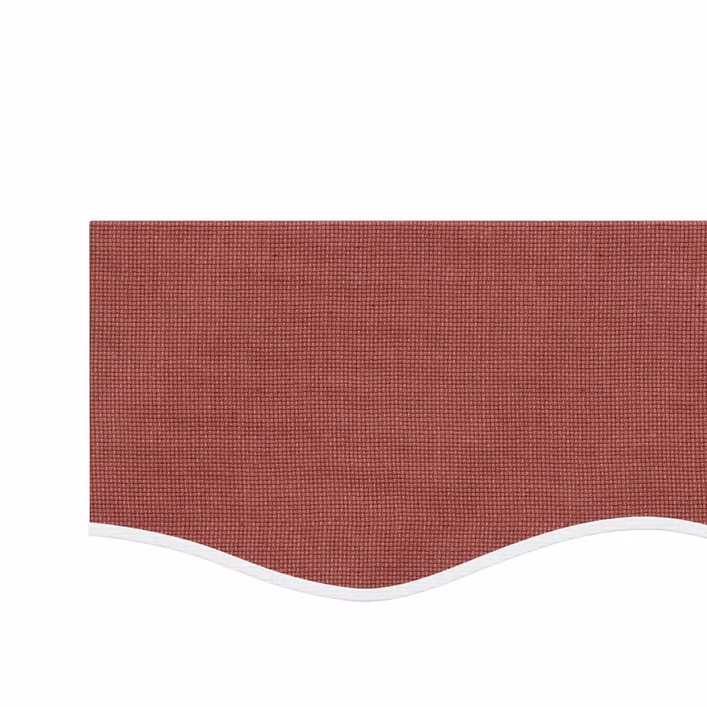 Berkfield Home Replacement Awning Valance Fabric, Burgundy Stripe, Red, Length: 3 m – 3