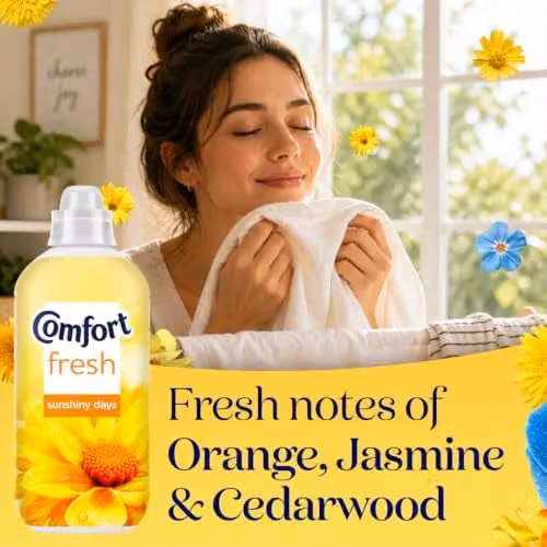 Comfort Fresh Sunshiny Days Fabric Conditioner, 930 ml – 2