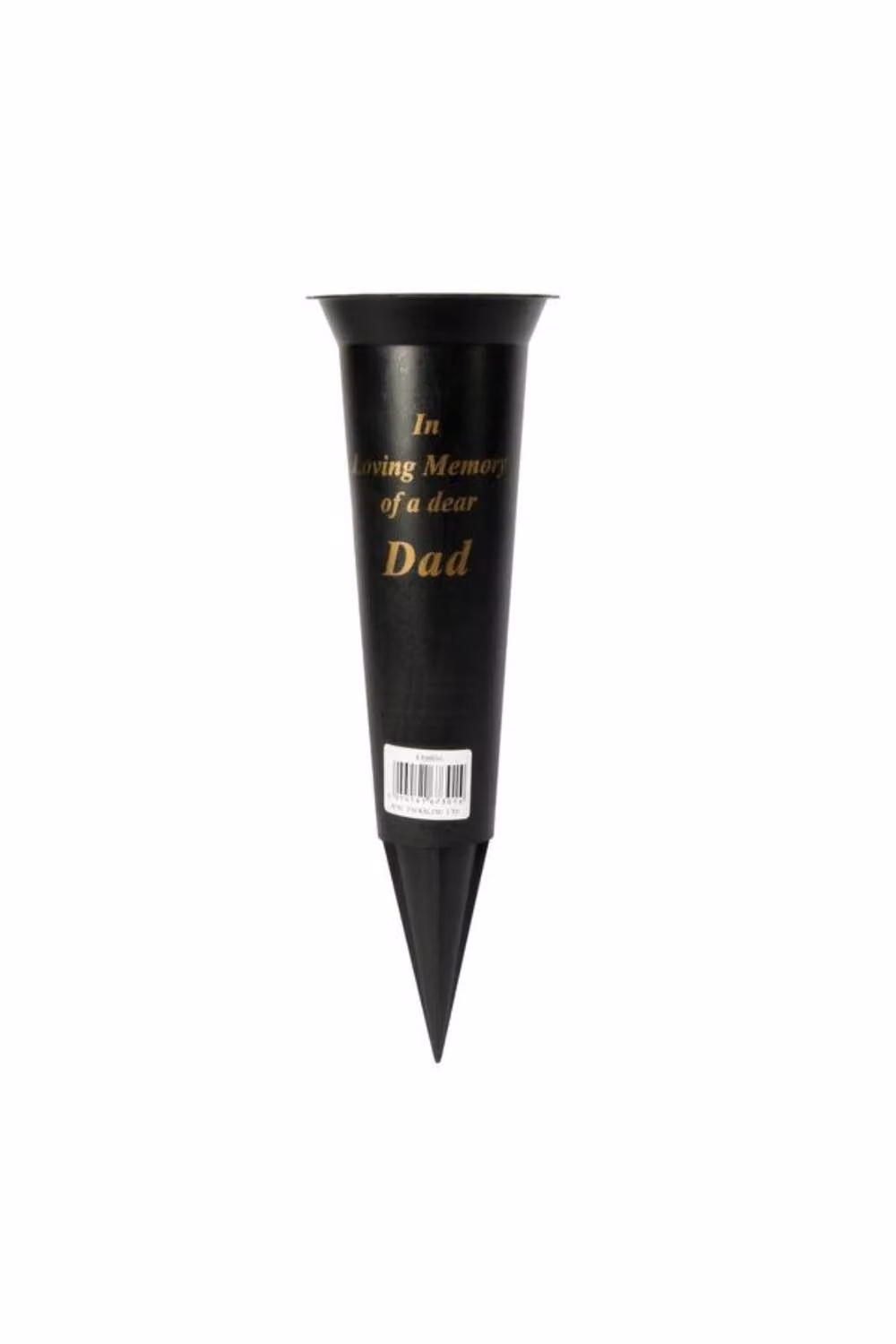 KDMD Black and Gold Condolence Grave Vase Set, 5 Pack, Height: 23 cm – 2