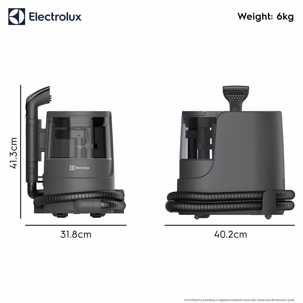 Electrolux Spot Cleaner Handheld Steam Cleaner in Grey – 8