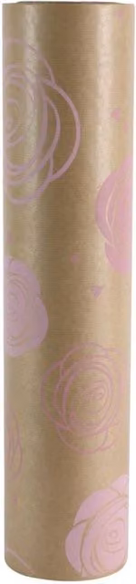 KDMD Natural Kraft Paper Pink Rose Heads Party Decoration